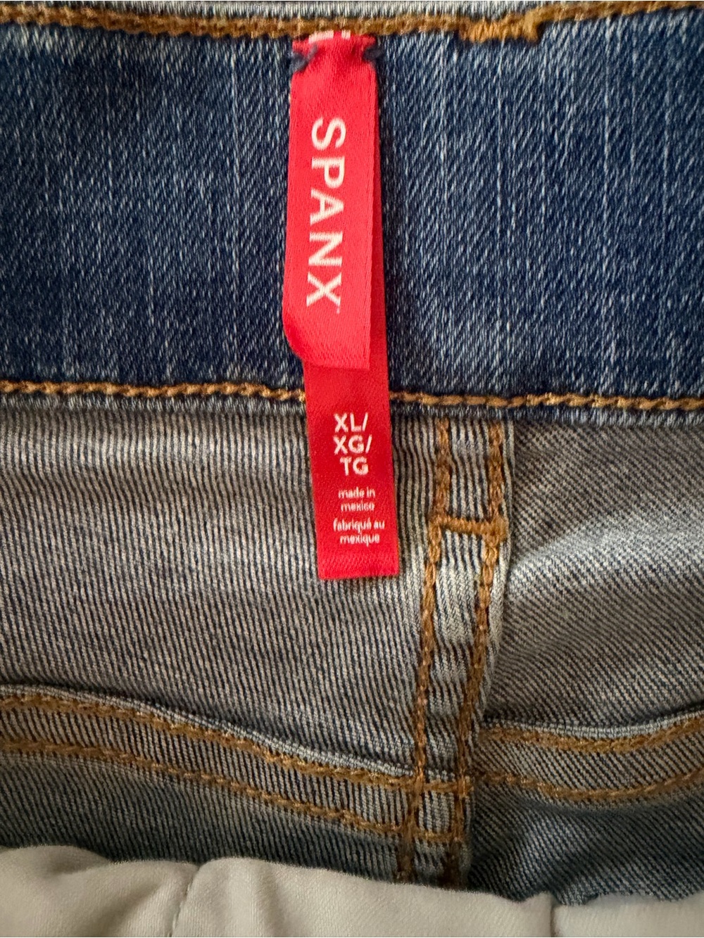 Spanx Wide Leg High-Rise Pull on Denim Women's - Blue - Picture 2 of 14